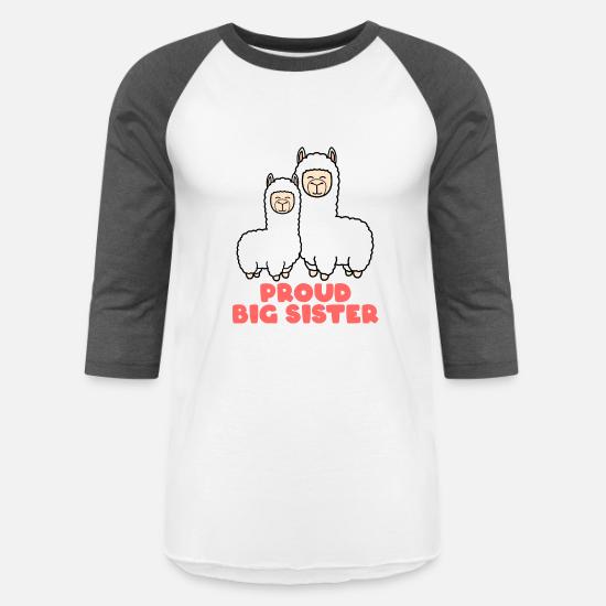 PROUD BIG SISTER LLAMA' Unisex Baseball 